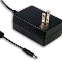 meanwell明纬  18W AC-DC高依赖性绿色医疗型适配器  GSM18U18-P1J
