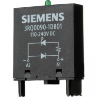 西门子变频器 继电器 SIMATIC 西门子3RQ0浪涌抑制器，二极管110-240V DC，带LED / 3RQ0090-1DB01