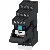 西门子变频器 继电器 SIMATIC 插入式继电器全套设备 24V DC，4 个转换触点，LED 模块 / LZS:PT5B5L24