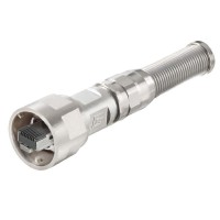 魏德米勒 接插件 RockStar®ModuPlug  工业以太网  订货号  1963150000 /  卡口式以太网接口，带线夹