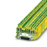 菲尼克斯接线端子  ST 2,5-TWIN-PE - 接地端子  物料号：3031267