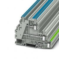 菲尼克斯接线端子  UT 4-PE/L/N - 多层接线端子  物料号：3214361