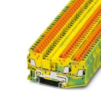 菲尼克斯接线端子  QTC 1,5-TWIN-PE - 接地端子  物料号：3205064