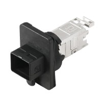 魏德米勒 接插件 RockStar®ModuPlug  工业以太网  订货号  1963730000 / IE-BS-V04P-RJ45-FJ-B