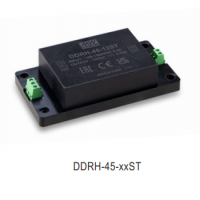 meanwell明纬  45W高可靠150~1500Vdc超宽输入DC-DC转换器    DDRH-45系列