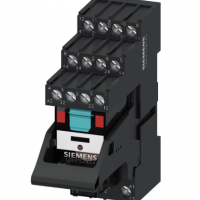 西门子变频器 继电器 SIMATIC 插接继电器成套设备 4 W，24 V DC 绿色 LED 模块 插座 / LZS:PT5B7L24-A