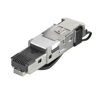 魏德米勒 接插件 RockStar®ModuPlug  工业以太网  订货号  2703730000 / IE-PS-RJ45-FH-BK-120