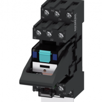 西门子变频器 继电器 SIMATIC 插入式继电器全套设备 24V DC，3 个转换触点，LED 模块 / LZS:PT3A5L24