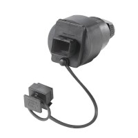 魏德米勒 接插件 RockStar®ModuPlug  工业以太网  订货号  1045960000  / 推拉式V4 RJ45法兰