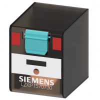 西门子变频器 继电器 SIMATIC 插接继电器，4 个转换触点 230 V AC，6 A，宽度 22.5 mm / LZX:PT570730