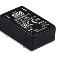 meanwell明纬  8W DC-DC稳压双组输出转换器     DCW08A-05