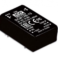 meanwell明纬  12W DC-DC稳压双组输出转换器     DCW12C-15