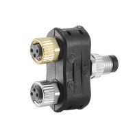 魏德米勒 接插件 RockStar®ModuPlug  工业以太网  订货号   1524720000  / SAI-Y-4/3 M8-M8