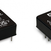 meanwell明纬  6W 1"x1" 封装8:1超宽输入DC-DC稳压转换器     SI06W8 & DI06W8系列