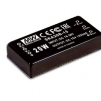meanwell明纬  20W DC-DC稳压单组输出转换器     SKA20B-12