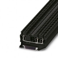 菲尼克斯接线端子  ST 2,5-TWIN BK - 直通式接线端子   物料号：3037342