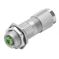 魏德米勒 接插件 RockStar®ModuPlug  工业以太网  订货号   2783150000 / SAIBGI-M-4D-5/9.7-M12-WDF