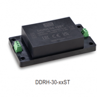 meanwell明纬  30W高可靠150~1500Vdc超宽输入DC-DC转换器      DDRH-30系列