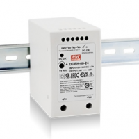 meanwell明纬  6 0W高信赖150~1500Vdc 超宽输入导轨型DC-DC转换器      DDRH-60-48