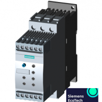 西门子变频器 继电器 SIMATIC 软起动器 S0，38A，18.5kW/400V，40 度，200-480V  / 3RW4028-1BB04