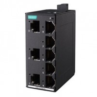 MOXA工业以太网非网管型交换机， EDS-G2008-EL-T