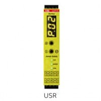 Sentry 系列安全继电器 USR22 双通道，各种安全输入，延时旁路功能，程序设 置，2NO/2NOT